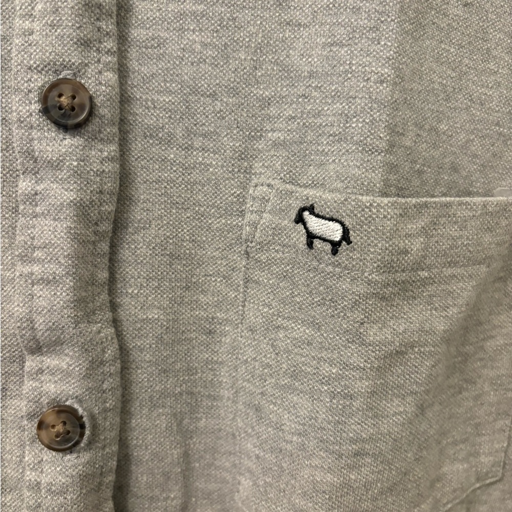Peau de Loup Grey Button up - Picture 8 of 10